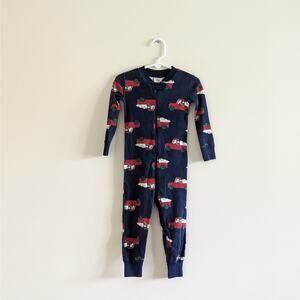 Hanna Andersson Disney Mickey Mouse Zip Sleeper Pajamas Size 85cm/2T One Piece